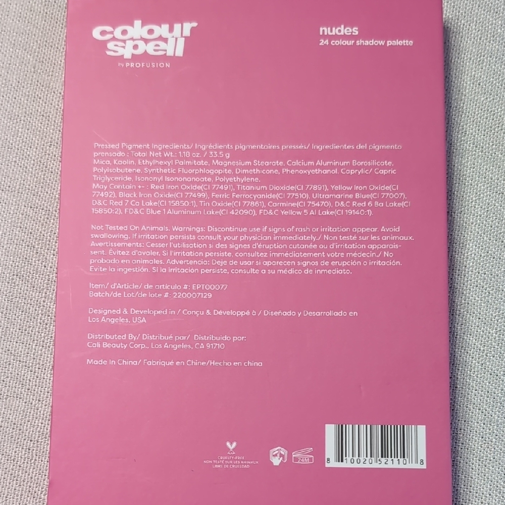 Profusion Cosmetics Colour Spell Nudes Palette - Picture 4 of 6